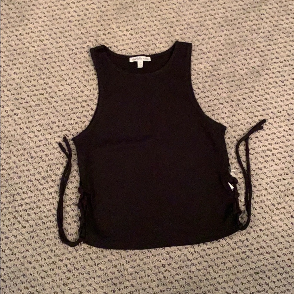 Charlotte Russe tie side tank top